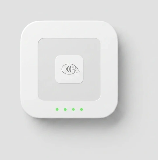 Square contactless and chip reader product render
